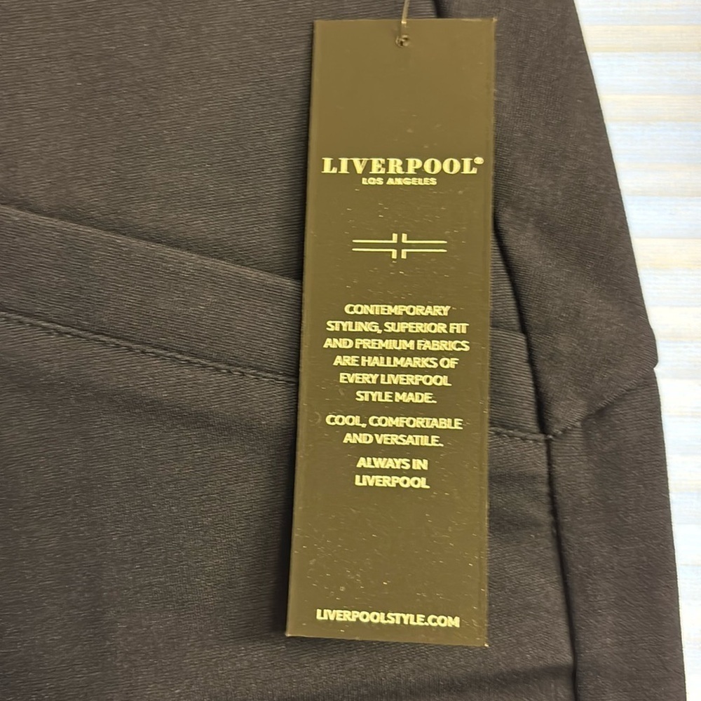 -NWT Liverpool Stella Kick Flares navy 10 30 - Picture 2 of 5